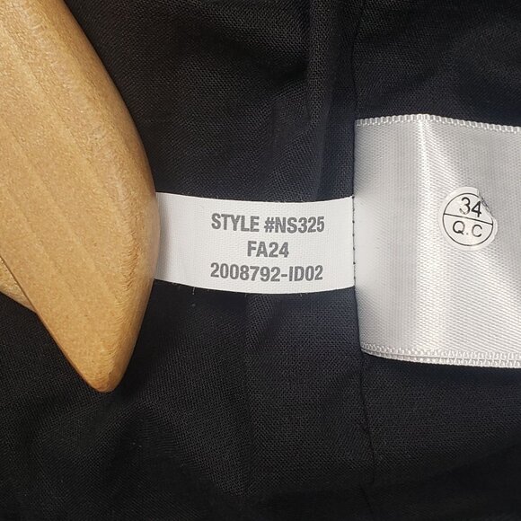 Madewell Square-Neck Vest in Drapey Twill Women's Size 14 in True Black NWT - Picture 12 of 16